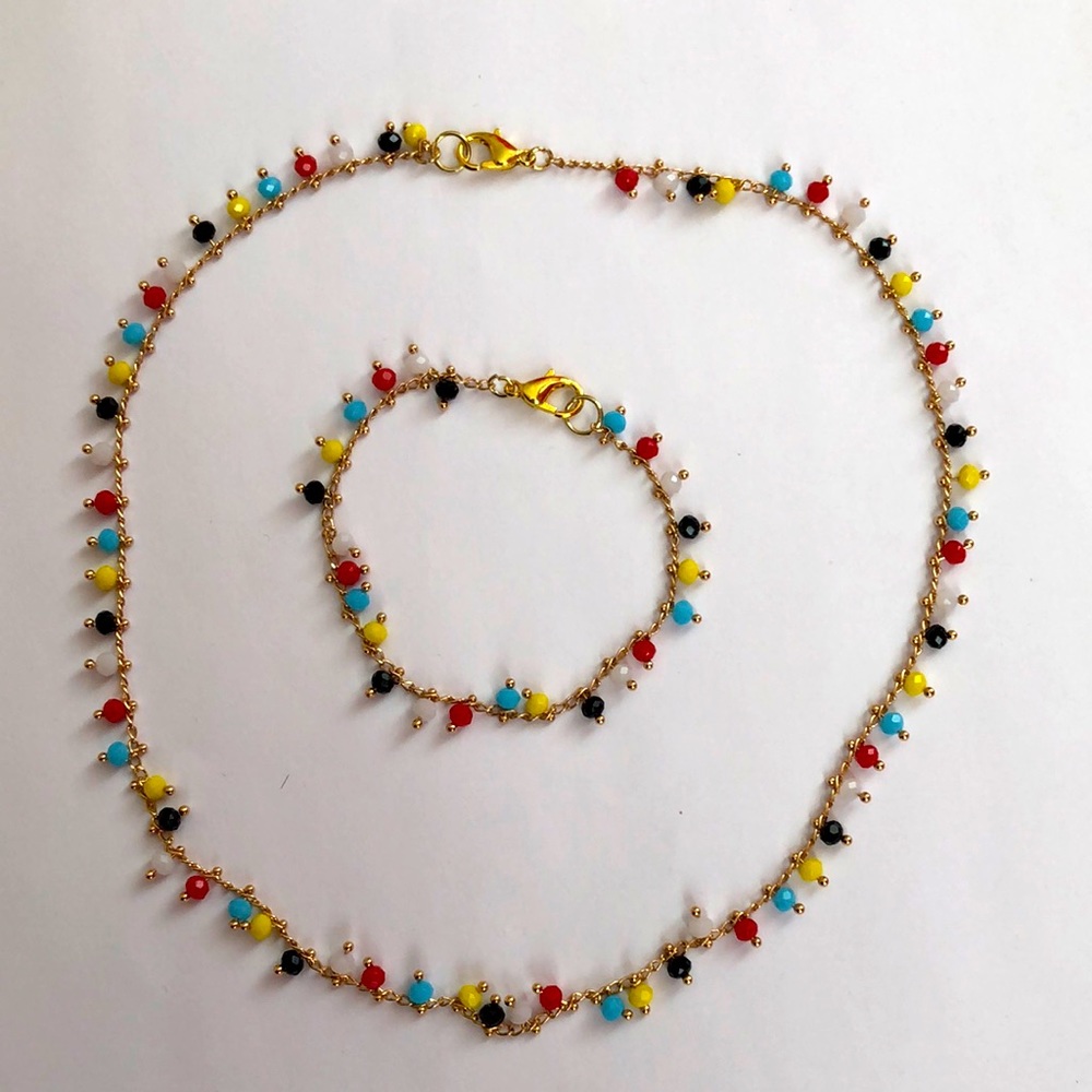 Necklace and bracelet set - Picture 3 of 8